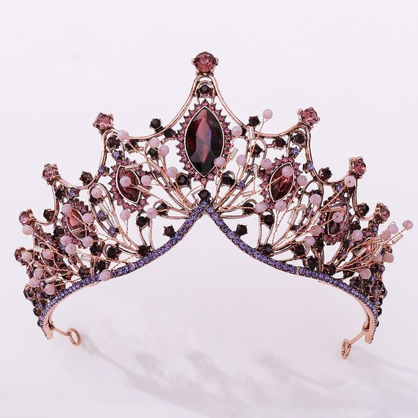 baroque vintage purple crystal beads bridal tiaras crown bride hairband black rhinestones pageant diadem wedding hair accessories 220805, Slivery;golden
baroque vintage purple crystal beads bridal tiaras crown bride hairband black rhinestones pageant diadem wedding hair accessories 220805, Slivery;golden