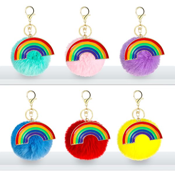 Cute creative small gift cartoon animal and plant alloy keychain key ring hair ball pom pom pendant bag accessories
Cute creative small gift cartoon animal and plant alloy keychain key ring hair ball pom pom pendant bag accessories