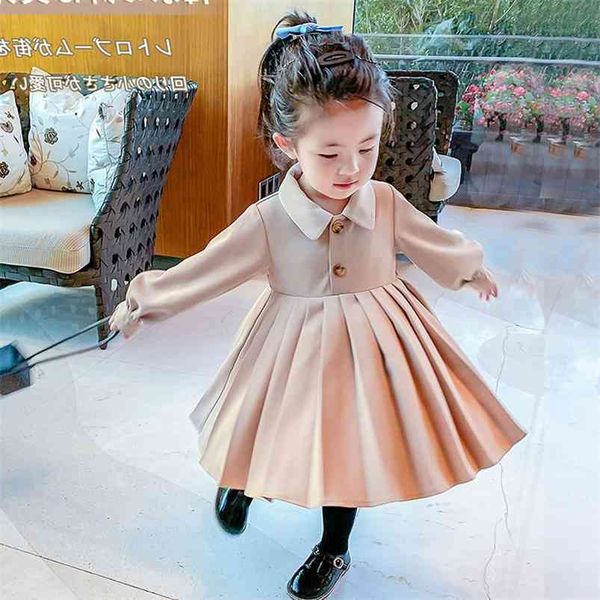 girls dresses autumn winter smart casual children's clothing doll collar delicate princess long sleeves dress for girs 210625, Red;yellow
girls dresses autumn winter smart casual children's clothing doll collar delicate princess long sleeves dress for girs 210625, Red;yellow