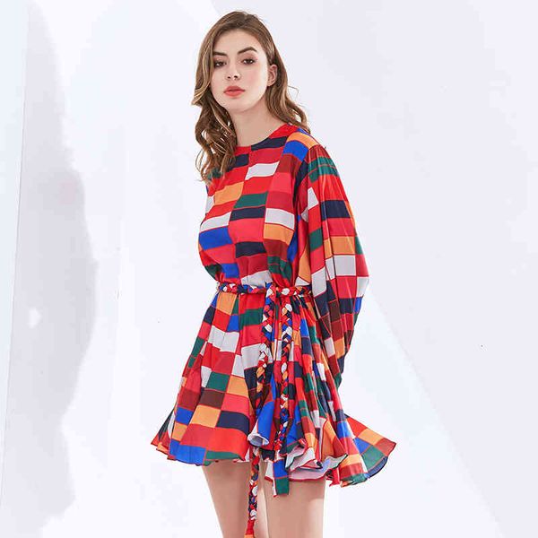 dresses colorful hit color for women lantern sleeves high waist belt loose oversized es female spring 2021, Black;gray
dresses colorful hit color for women lantern sleeves high waist belt loose oversized es female spring 2021, Black;gray