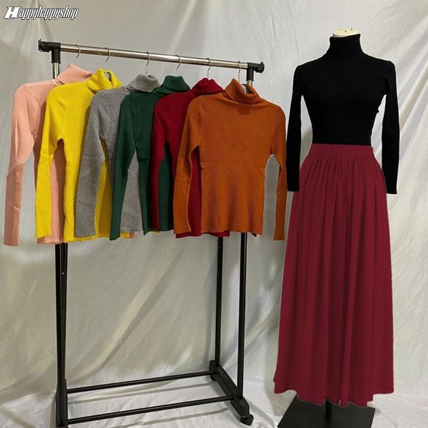 women's sweaters muslim women solid color basic turtleneck elastic slim knitted pullover jumpers suitable for 45-65 kg, White;black
women's sweaters muslim women solid color basic turtleneck elastic slim knitted pullover jumpers suitable for 45-65 kg, White;black