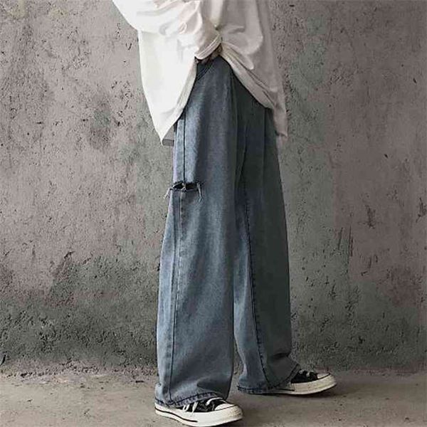 korobov korean streetwear hole women denim trousers harajuku high waist loose casual female vintage preppy style wide leg pants 210430, Black;white
korobov korean streetwear hole women denim trousers harajuku high waist loose casual female vintage preppy style wide leg pants 210430, Black;white