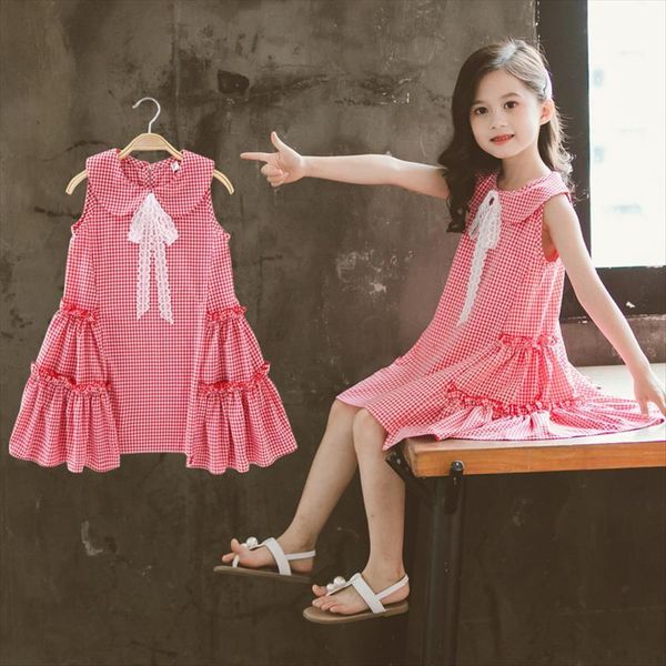 summer for girls lace girl dress plaid clothes party costume vestidos casual teenage kids 6 8 10 12 14 year, Red;yellow
summer for girls lace girl dress plaid clothes party costume vestidos casual teenage kids 6 8 10 12 14 year, Red;yellow