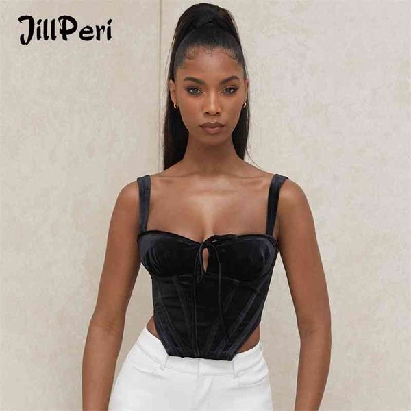 jillperi black velvet cami crop solid women outfits winter cupped bustier corset 210326, White
jillperi black velvet cami crop solid women outfits winter cupped bustier corset 210326, White