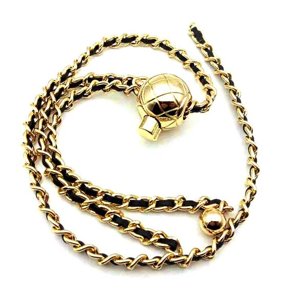 gold ball belt shoulder strap bag belts accessories wear leather thin chain adjustable, Black
gold ball belt shoulder strap bag belts accessories wear leather thin chain adjustable, Black