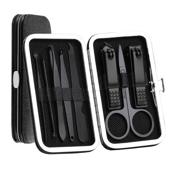 nail art kits 8pcs clippers set stainless steel black clipper pedicure scissor fold tweezer manicure kit file tool tslm1
nail art kits 8pcs clippers set stainless steel black clipper pedicure scissor fold tweezer manicure kit file tool tslm1