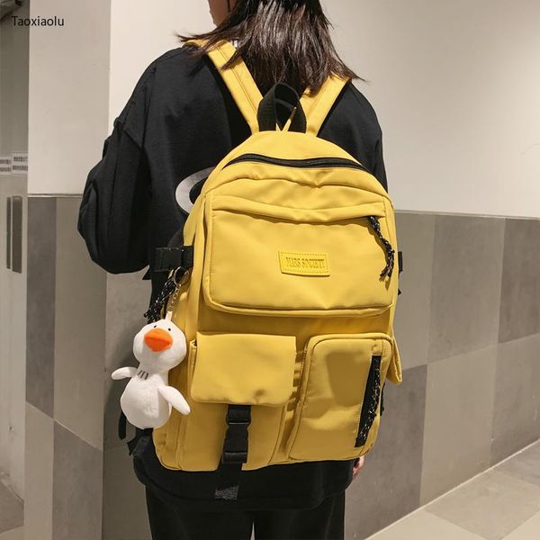 backpack large-capacity women yellow high school girl schoolbag female korean harajuku japanese book bags ladies
backpack large-capacity women yellow high school girl schoolbag female korean harajuku japanese book bags ladies