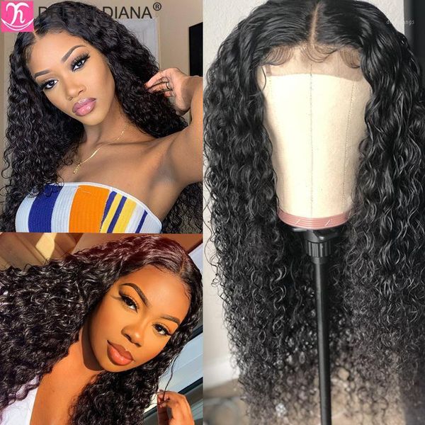 dreamdiana ombre malaysian curly hair wigs t part water wave lace wig 100% human 4x4 closure remy1, Black;brown
dreamdiana ombre malaysian curly hair wigs t part water wave lace wig 100% human 4x4 closure remy1, Black;brown