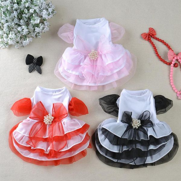 dog apparel pet dress puppy clothes fresh maid style bow pearl lace princess tutu for small dogs solid color skirt chihuahua pug
dog apparel pet dress puppy clothes fresh maid style bow pearl lace princess tutu for small dogs solid color skirt chihuahua pug