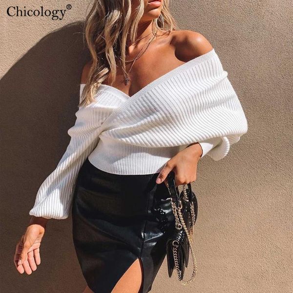 women's sweaters chicology off shoulder sweater women 2021 long sleeve autumn winter crop fashion korean style casual clothes stree, White;black
women's sweaters chicology off shoulder sweater women 2021 long sleeve autumn winter crop fashion korean style casual clothes stree, White;black