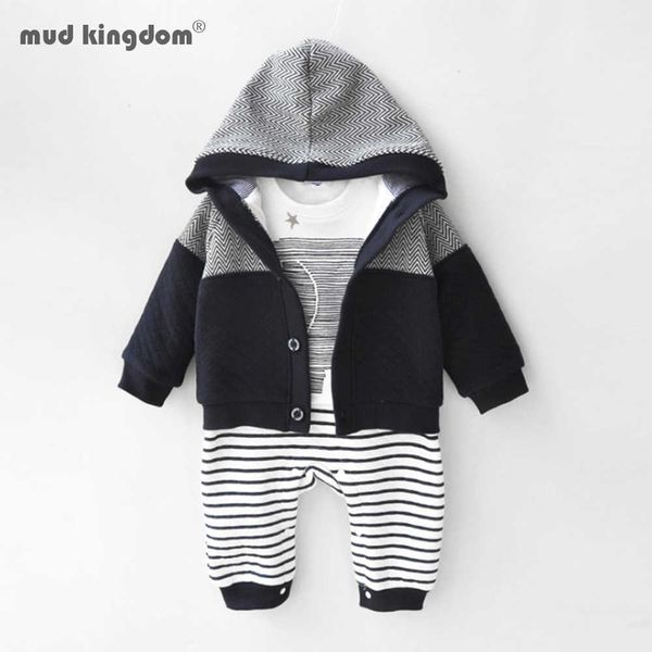 mudkingdom baby boy elephant romper cardigan outfit overall suit thick stripe hooded coat infant clothes 210615, White
mudkingdom baby boy elephant romper cardigan outfit overall suit thick stripe hooded coat infant clothes 210615, White