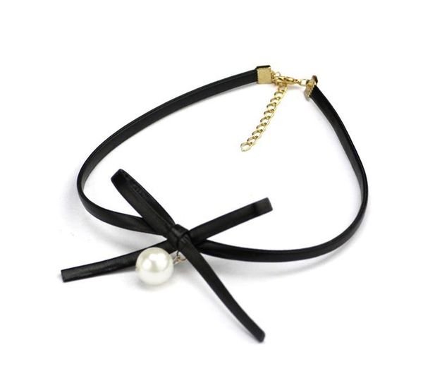 pendant necklaces bow freshwater single pearl necklace choker black clavicular chain fashion trend western style multilayer jewelry, Silver
pendant necklaces bow freshwater single pearl necklace choker black clavicular chain fashion trend western style multilayer jewelry, Silver