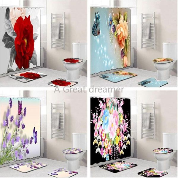 shower curtains 3d flowers luxury curtain mat set non slip rugs carpet for bathroom toilet drop custom
shower curtains 3d flowers luxury curtain mat set non slip rugs carpet for bathroom toilet drop custom