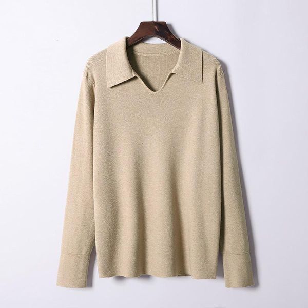 turn down collar women's sweater autumn winter thick warm pullovers long sleeve female jumper knitted mujer jersey sweaters, White;black
turn down collar women's sweater autumn winter thick warm pullovers long sleeve female jumper knitted mujer jersey sweaters, White;black
