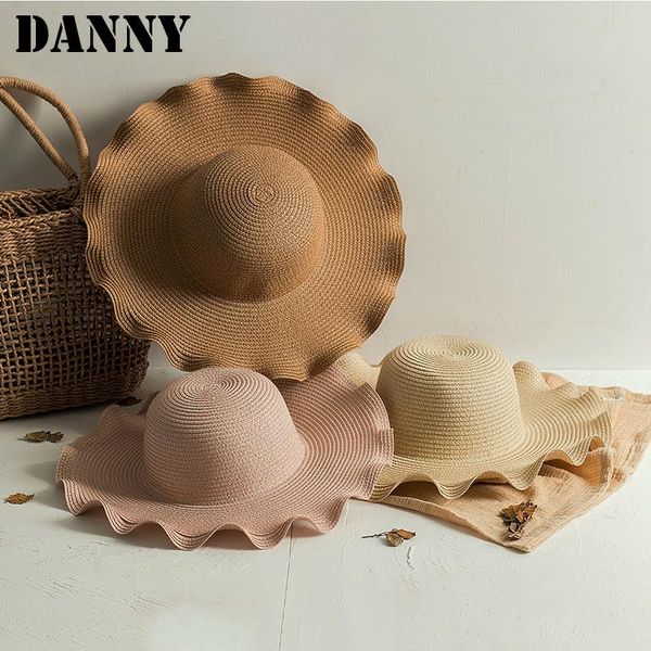wide brim hats panama ladies hat beach sunshade solid color straw summer raffia big leisure sun, Blue;gray
wide brim hats panama ladies hat beach sunshade solid color straw summer raffia big leisure sun, Blue;gray