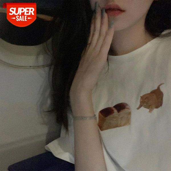 cotton printed t-shirt women's loose korean short-sleeved shirt round neck pullover #bl0o, White
cotton printed t-shirt women's loose korean short-sleeved shirt round neck pullover #bl0o, White