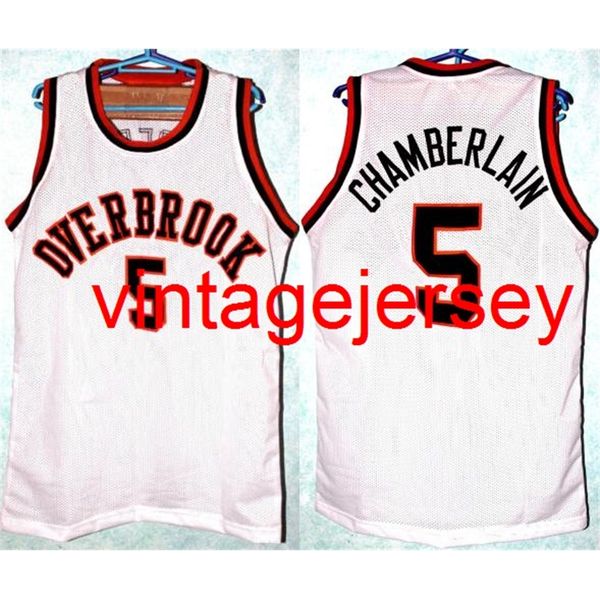 wilt chamberlain 5 overbrook panthers high school retro basketball jersey men's stitched custom number name jerseys, Black 
wilt chamberlain 5 overbrook panthers high school retro basketball jersey men's stitched custom number name jerseys, Black