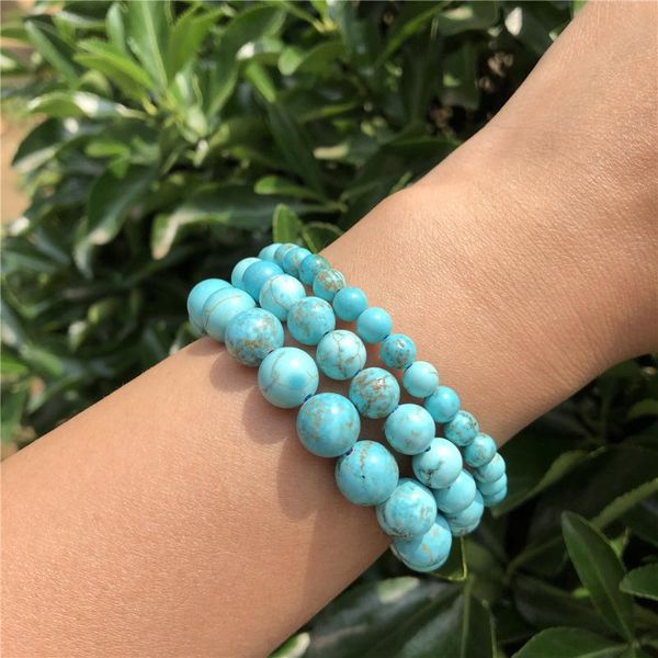 turquoise bracelet round bead blue crystal quartz healing stone jewelry gift beaded, strands, Black
turquoise bracelet round bead blue crystal quartz healing stone jewelry gift beaded, strands, Black