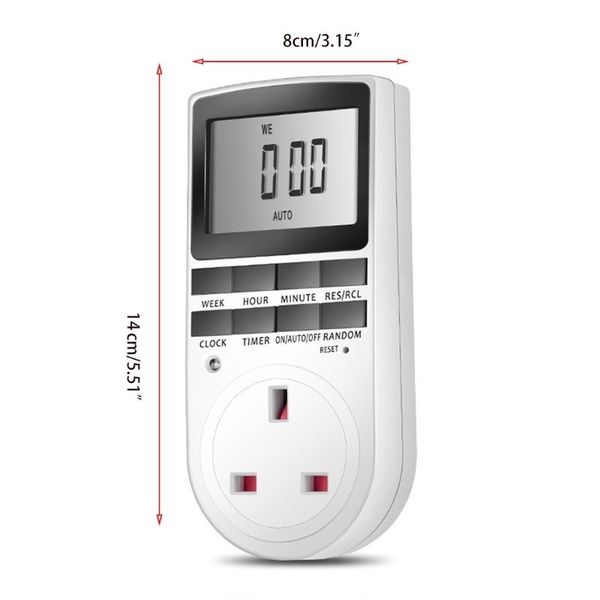 timers k1ka electronic digital timer switch 24 hour cyclic uk au us plug kitchen outlet programmable timing socket programmabl
timers k1ka electronic digital timer switch 24 hour cyclic uk au us plug kitchen outlet programmable timing socket programmabl