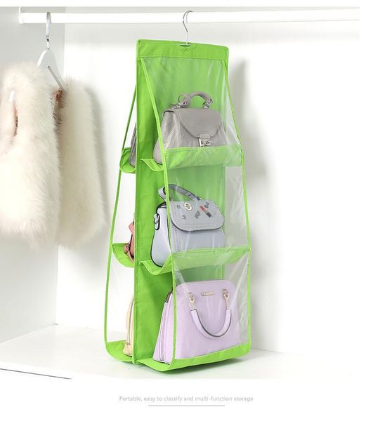 storage boxes & bins 6 pocket large clear shelf bags purse handbags hanging bag organizer door closet hanger
storage boxes & bins 6 pocket large clear shelf bags purse handbags hanging bag organizer door closet hanger