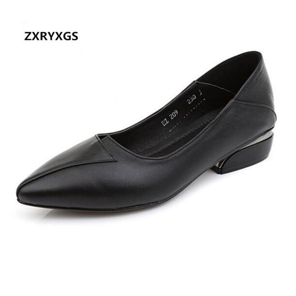 dress shoes most trendy autumn pointed fashion wild soft comfort genuine leather women low heel woman casual, Black
dress shoes most trendy autumn pointed fashion wild soft comfort genuine leather women low heel woman casual, Black