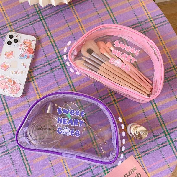 cosmetic bags & cases cute ins wind bag girl heart transparent pvc large capacity portable travel female waterproof toiletry storage
cosmetic bags & cases cute ins wind bag girl heart transparent pvc large capacity portable travel female waterproof toiletry storage
