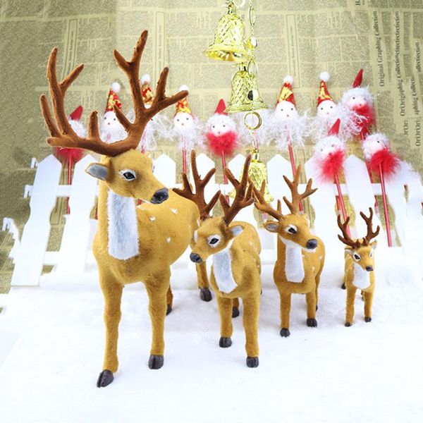 christmas decorations 1pc decoration 20/25cm plush simulation elk creative year gift sika deer for home
christmas decorations 1pc decoration 20/25cm plush simulation elk creative year gift sika deer for home