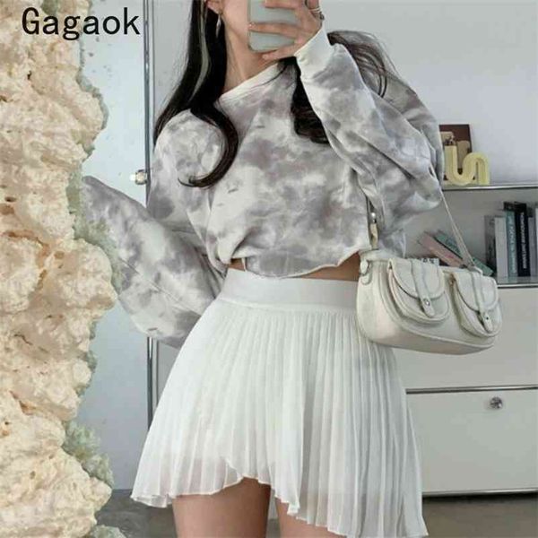 hoodies women spring autumn short o-neck tie dyesweatshirts loose casual harajuku fashion wild pullovers 210531, Black
hoodies women spring autumn short o-neck tie dyesweatshirts loose casual harajuku fashion wild pullovers 210531, Black