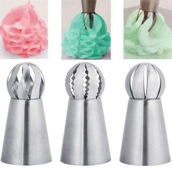 baking & pastry tools 1/3pc stainless steel sphere ball shape cupcake icing piping nozzles cream tips flower torch tube decoration
baking & pastry tools 1/3pc stainless steel sphere ball shape cupcake icing piping nozzles cream tips flower torch tube decoration