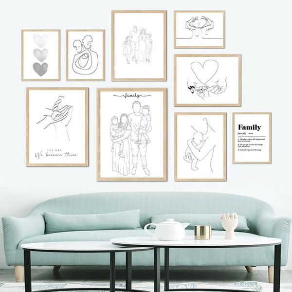 paintings family line hand in love minimalist wall art canvas painting nordic posters and prints pictures for living room decor
paintings family line hand in love minimalist wall art canvas painting nordic posters and prints pictures for living room decor