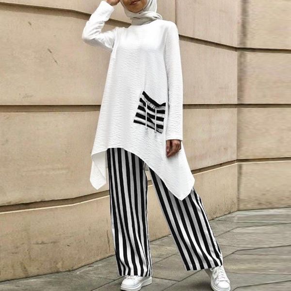 other fashion accessories holiday muslims set long sleeve kaftan tunic women muslim high elastic waist pants abaya turkey hij, Silver
other fashion accessories holiday muslims set long sleeve kaftan tunic women muslim high elastic waist pants abaya turkey hij, Silver