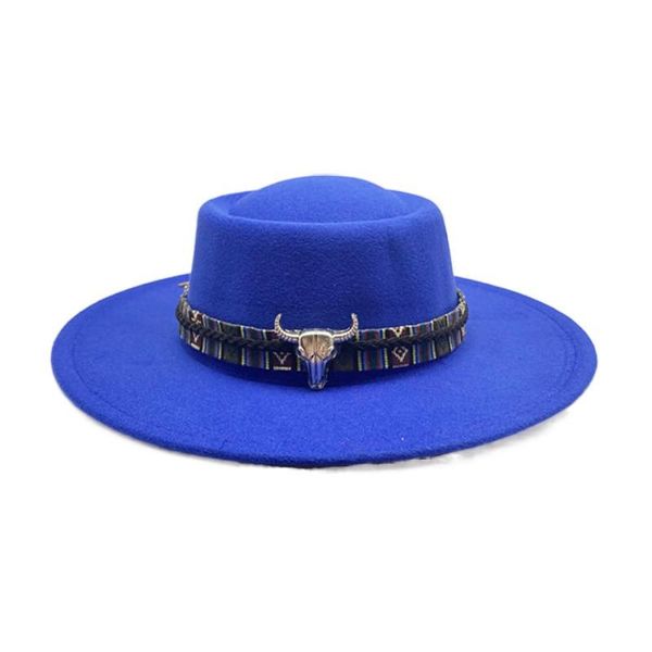 wide brim hats men porkpie hat ngau tau national style retro felt panama wool fedora, Blue;gray
wide brim hats men porkpie hat ngau tau national style retro felt panama wool fedora, Blue;gray