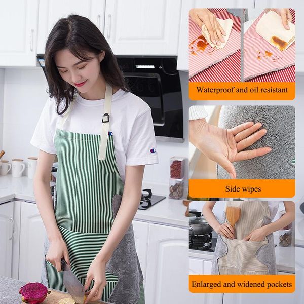 aprons kitchen wipeable waterproof oil-proof cooking apron for woman men chef accessory
aprons kitchen wipeable waterproof oil-proof cooking apron for woman men chef accessory