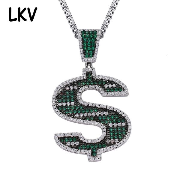 s dollar symbol pendant micro inlaid with blue and white zircon hip hop trendsetter men's necklace accessories cuba chain, Silver
s dollar symbol pendant micro inlaid with blue and white zircon hip hop trendsetter men's necklace accessories cuba chain, Silver