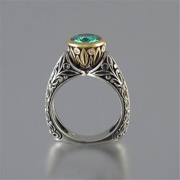 wedding rings vintage green round stone crystal for women girls finger jewelry band fashion antique silver accessories, Slivery;golden
wedding rings vintage green round stone crystal for women girls finger jewelry band fashion antique silver accessories, Slivery;golden