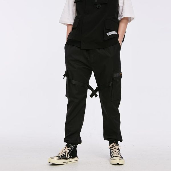 ribbons hip hop cargo pants men black pocket streetwear harajuku techwear trousers harem joggers sweatpants men's
ribbons hip hop cargo pants men black pocket streetwear harajuku techwear trousers harem joggers sweatpants men's