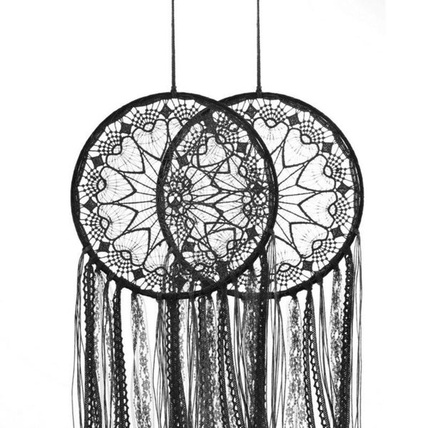 decorative objects & figurines handmade tapestry wall hanging home black lace + iron ring knitted style
decorative objects & figurines handmade tapestry wall hanging home black lace + iron ring knitted style