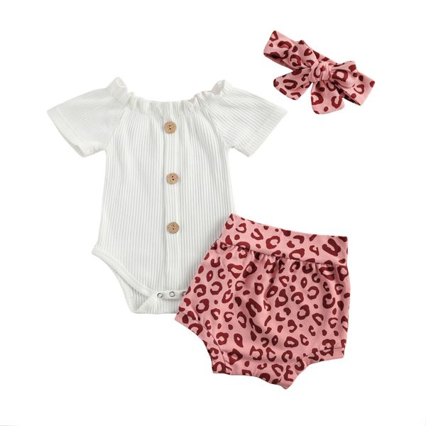 0-18m infant baby girl clothing off shoulder button short sleeve white romper+leopard high waist shorts+headband 3pcs, Blue
0-18m infant baby girl clothing off shoulder button short sleeve white romper+leopard high waist shorts+headband 3pcs, Blue