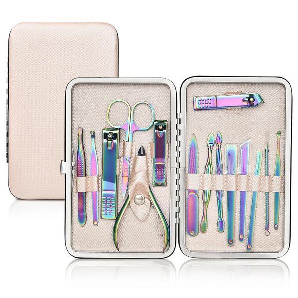 nail art kits 15pcs/set professional pedicuremanicure set steainless steel clippers scissors grooming kit beauty tools with case
nail art kits 15pcs/set professional pedicuremanicure set steainless steel clippers scissors grooming kit beauty tools with case