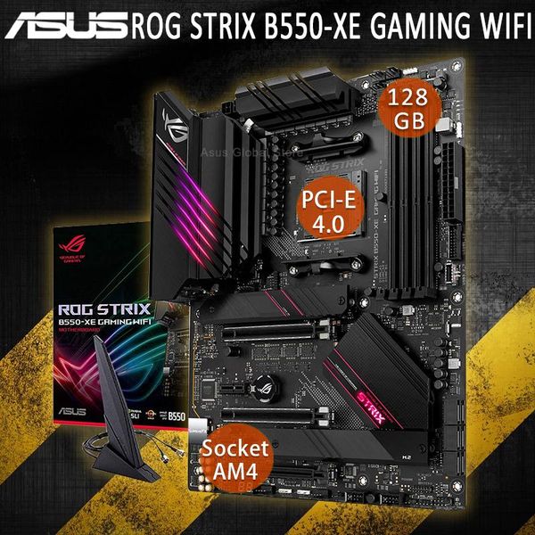 motherboards asus rog strix b550-xe gaming wifi amd b550 socket am4 motherboard pci-e 4.0 ddr4 128gb sata iii placa-mãe
motherboards asus rog strix b550-xe gaming wifi amd b550 socket am4 motherboard pci-e 4.0 ddr4 128gb sata iii placa-mãe