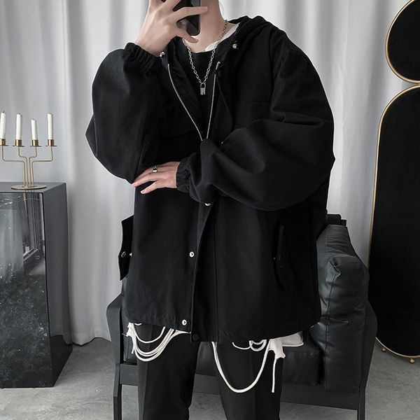 men's jackets coat men outerwear jacket spring autumn 2021 arrival south korean fashion trend instagram overalls casual, Black;brown
men's jackets coat men outerwear jacket spring autumn 2021 arrival south korean fashion trend instagram overalls casual, Black;brown