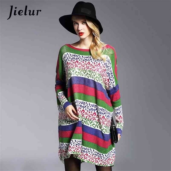 fall europe fashion women's winter sweaters loose hit color striped printed oversized sweater long female pullovers 210426, White;black
fall europe fashion women's winter sweaters loose hit color striped printed oversized sweater long female pullovers 210426, White;black