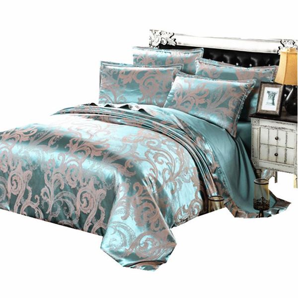 bedding sets 4pcs jacquard silk cotton bedclothes king size quilt duvet cover set bedsheets bedcover
bedding sets 4pcs jacquard silk cotton bedclothes king size quilt duvet cover set bedsheets bedcover