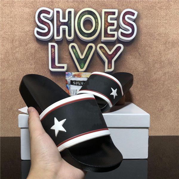 pairs fashion slippers designer sandal gear bottoms mens striped sandals causal non-slip summer huaraches slipper flip flops with box, Black
pairs fashion slippers designer sandal gear bottoms mens striped sandals causal non-slip summer huaraches slipper flip flops with box, Black
