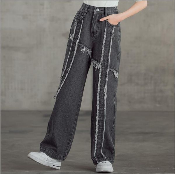 girls jeans 2021 spring baby pants cotton denim fashion personality high-grade clothes 10 12 year trousers, Blue
girls jeans 2021 spring baby pants cotton denim fashion personality high-grade clothes 10 12 year trousers, Blue