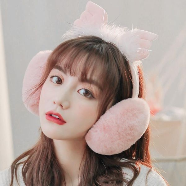 berets fashion cat ear plush earmuffs kawaii cute pink soft earflaps headband for kids boys girls vintage ear-cap winter outdoor, Blue;gray
berets fashion cat ear plush earmuffs kawaii cute pink soft earflaps headband for kids boys girls vintage ear-cap winter outdoor, Blue;gray