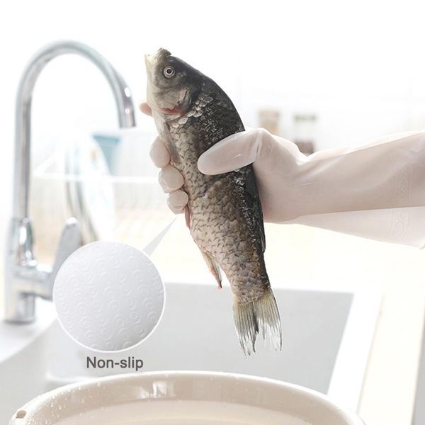 disposable gloves home latex kitchen cleaning dishwashing silicone glove waterproof durable thin section rubber 30cm dish
disposable gloves home latex kitchen cleaning dishwashing silicone glove waterproof durable thin section rubber 30cm dish
