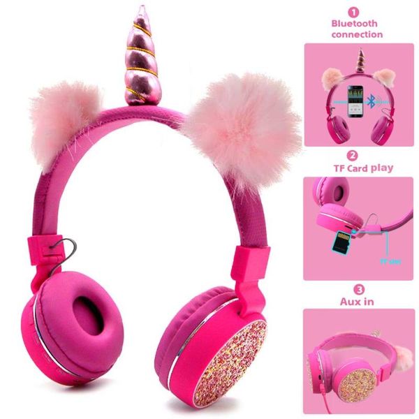 headsets jinserta unicorns earphone stereo bluetooth kids headphones fm radio with mic support handstf card aux
headsets jinserta unicorns earphone stereo bluetooth kids headphones fm radio with mic support handstf card aux