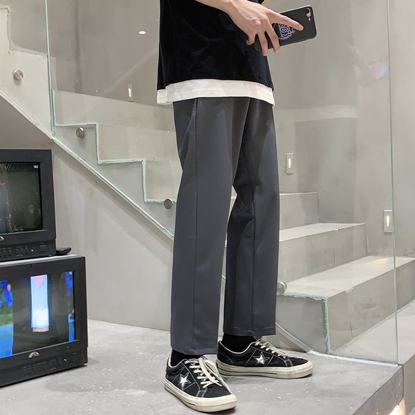 Casual Pants Men Ins Solid Straight Loose Plus Size 3XL Fashion Male Korean Style All-match Retro Summer Chic Casual Simple New, Black
Casual Pants Men Ins Solid Straight Loose Plus Size 3XL Fashion Male Korean Style All-match Retro Summer Chic Casual Simple New, Black