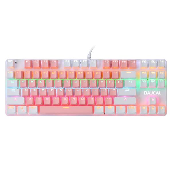 keyboards vodool k100 usb wired mechanical keyboard 87 keys blue switch hand deskexternal office game
keyboards vodool k100 usb wired mechanical keyboard 87 keys blue switch hand deskexternal office game